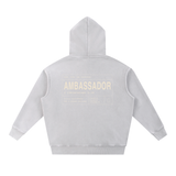 AMBASSADOR Snow Wash Fleece Oversize Hoodie