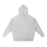 EVERY SOUL Snow Wash Fleece Oversize Hoodie