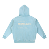 AMBASSADOR Snow Wash Fleece Oversize Hoodie