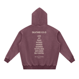 FRUITS OF THE SPIRIT Snow Wash Fleece Oversize Hoodie