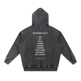 FRUITS OF THE SPIRIT Snow Wash Fleece Oversize Hoodie