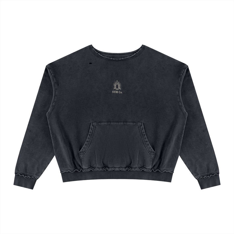 GO MAKE DISCIPLES Raw Edge Crewneck Sweatshirt