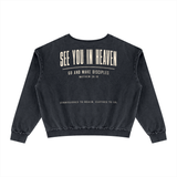 GO MAKE DISCIPLES Raw Edge Crewneck Sweatshirt