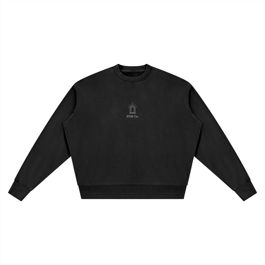 ONE MORE CONVO Vintage Wash Crewneck Sweatshirt
